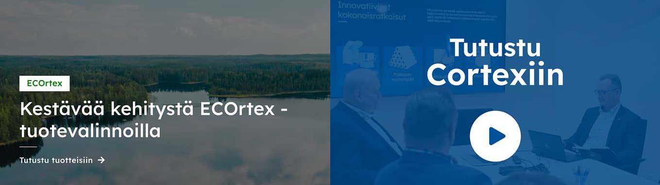 ECOrtex – Kestävää kehitystä tuotevalinnoilla
